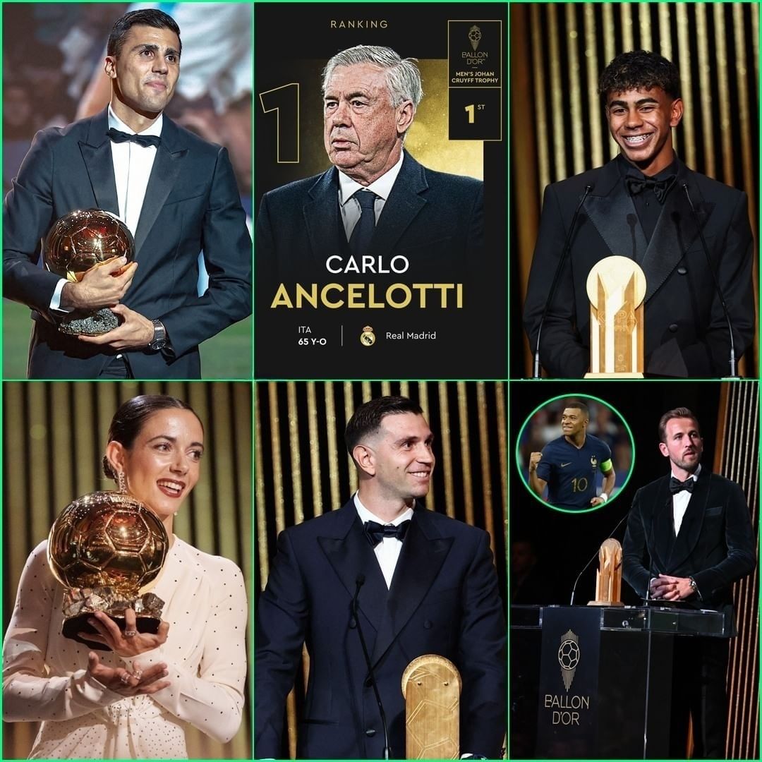 Rekap Para Peraih Penghargaan Gala Ballon d'Or 2024