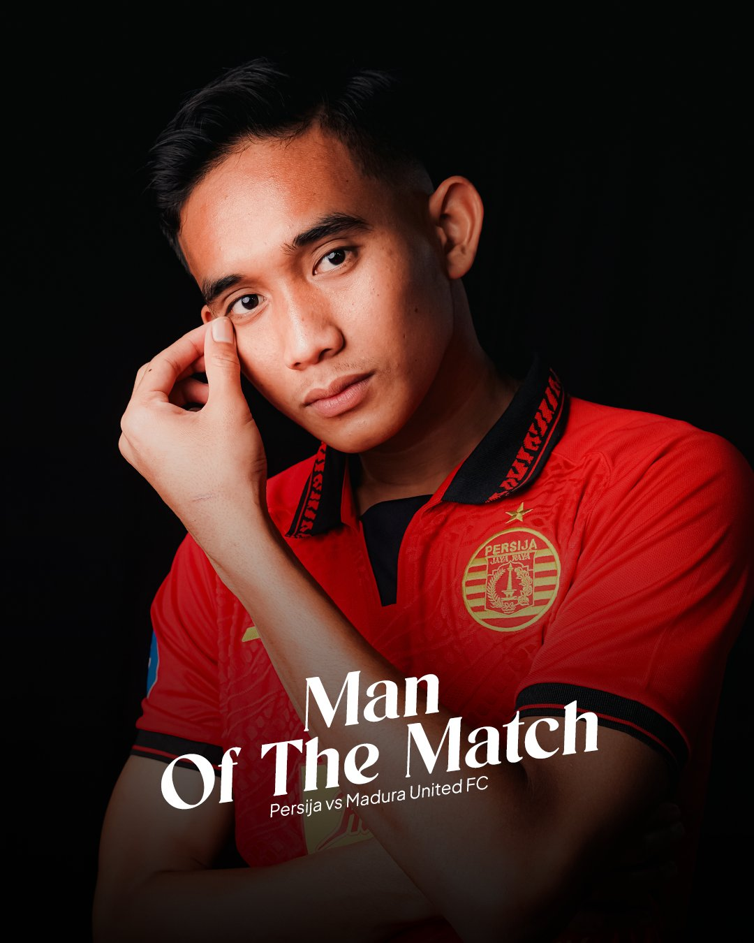 Rizky Ridho terpilih sebagai Man of The Match dalam laga Persija vs Madura United di Stadion Pakansari, Cibinong, Jawa Barat, Rabu (6/11/2024)