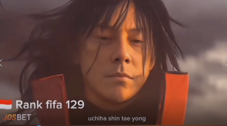 Ketika Wajah Shin Tae-yong Diedit Jadi Meme Uchiha Madara